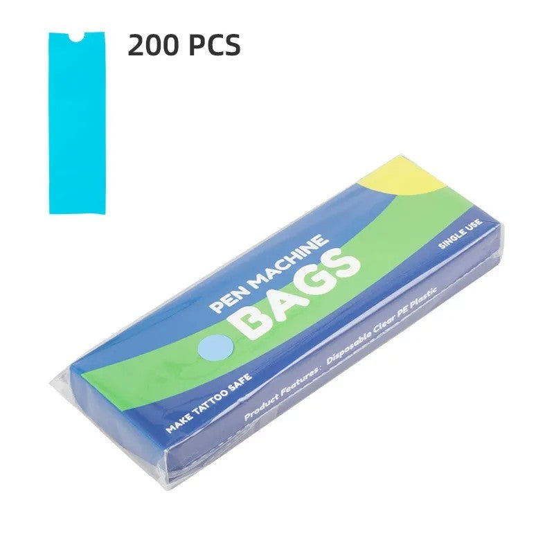 Disposable Pen Machine Bags – Hygienic Protection for PMU & Tattoo Artists (200 pcs/box)