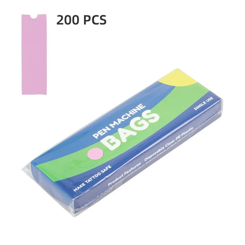 Disposable Pen Machine Bags – Hygienic Protection for PMU & Tattoo Artists (200 pcs/box)