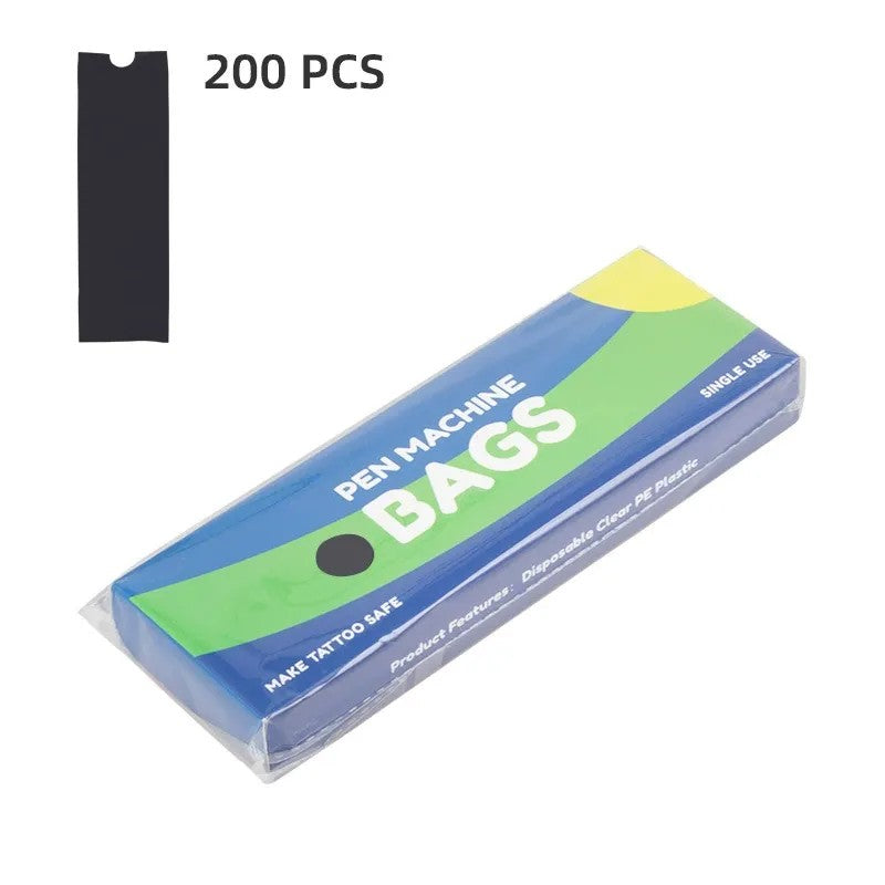 Disposable Pen Machine Bags – Hygienic Protection for PMU & Tattoo Artists (200 pcs/box)
