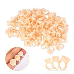 Disposable Soft Silicone Pigment Ring Cups – 100PCS PMU Ink Holder