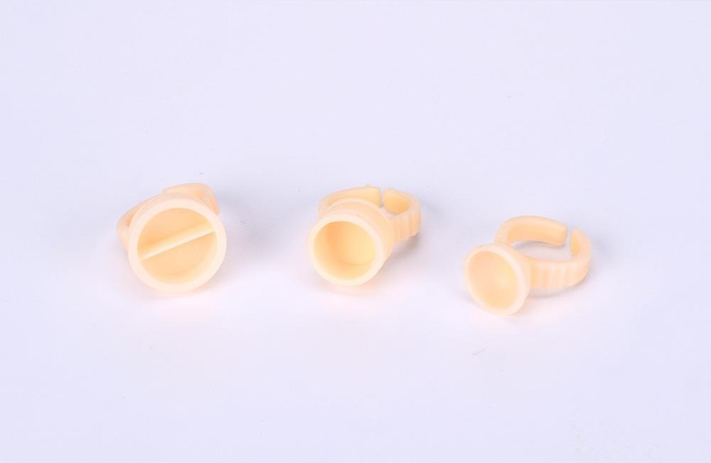 Disposable Soft Silicone Pigment Ring Cups – 100PCS PMU Ink Holder