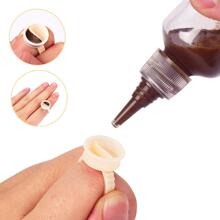 Disposable Soft Silicone Pigment Ring Cups – 100PCS PMU Ink Holder