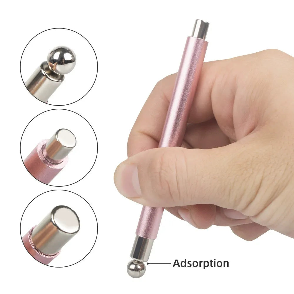 Double-Ended Cat Eye Nail Art Magnetic Wand – Multi-Functional Nail Tool