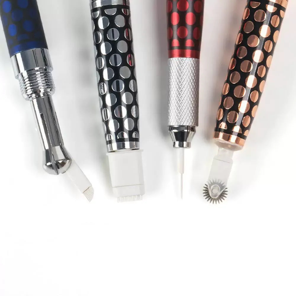 Double-Ended Diamond Manual PMU Pen – Multifunctional Microblading & Shading Hand Tool
