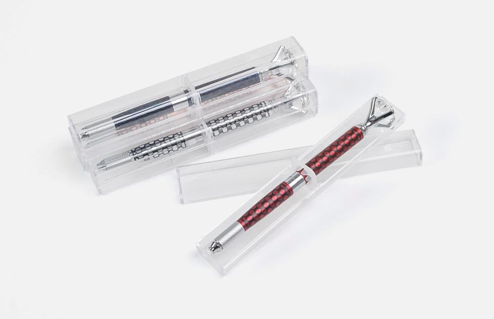 Double-Ended Diamond Manual PMU Pen – Multifunctional Microblading & Shading Hand Tool
