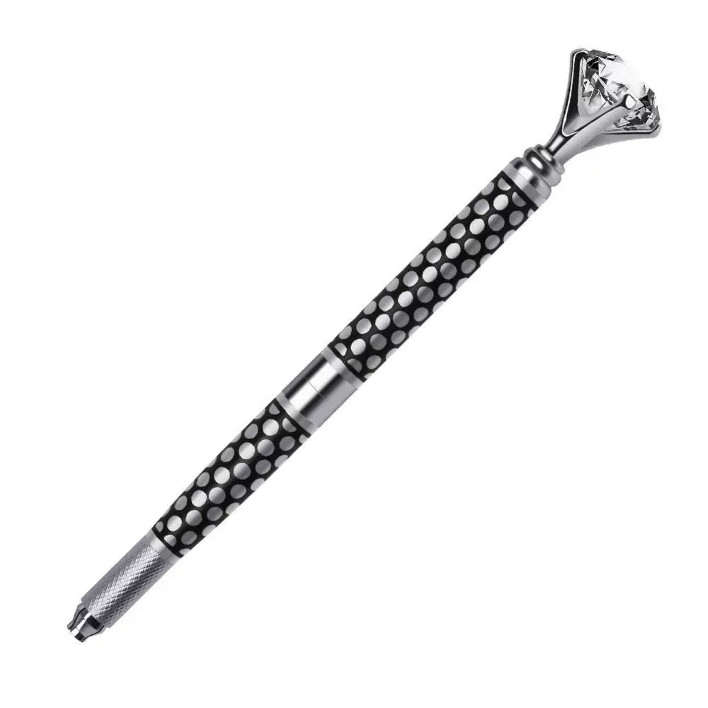 Double-Ended Diamond Manual PMU Pen – Multifunctional Microblading & Shading Hand Tool