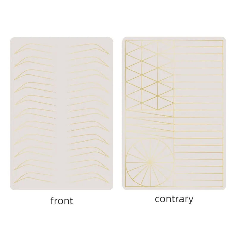 Double-Sided Multi-Functional Silicone PMU Practice Skin – Eyebrow, Lip & Linework Training Pad