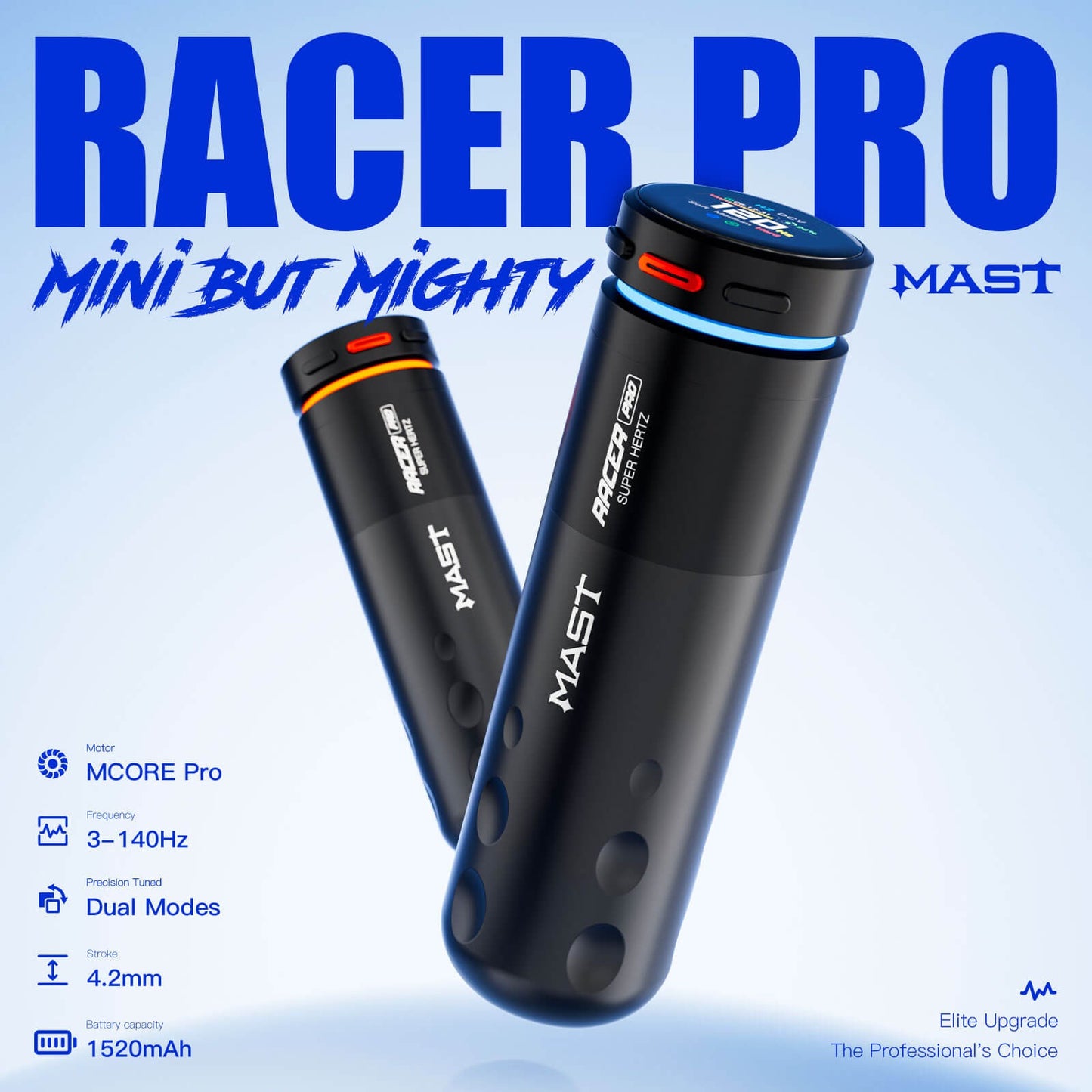 Dragonhawk Mast Racer Pro – Wireless Tattoo Pen Machine | 4.2mm Stroke Length - Free Shipping