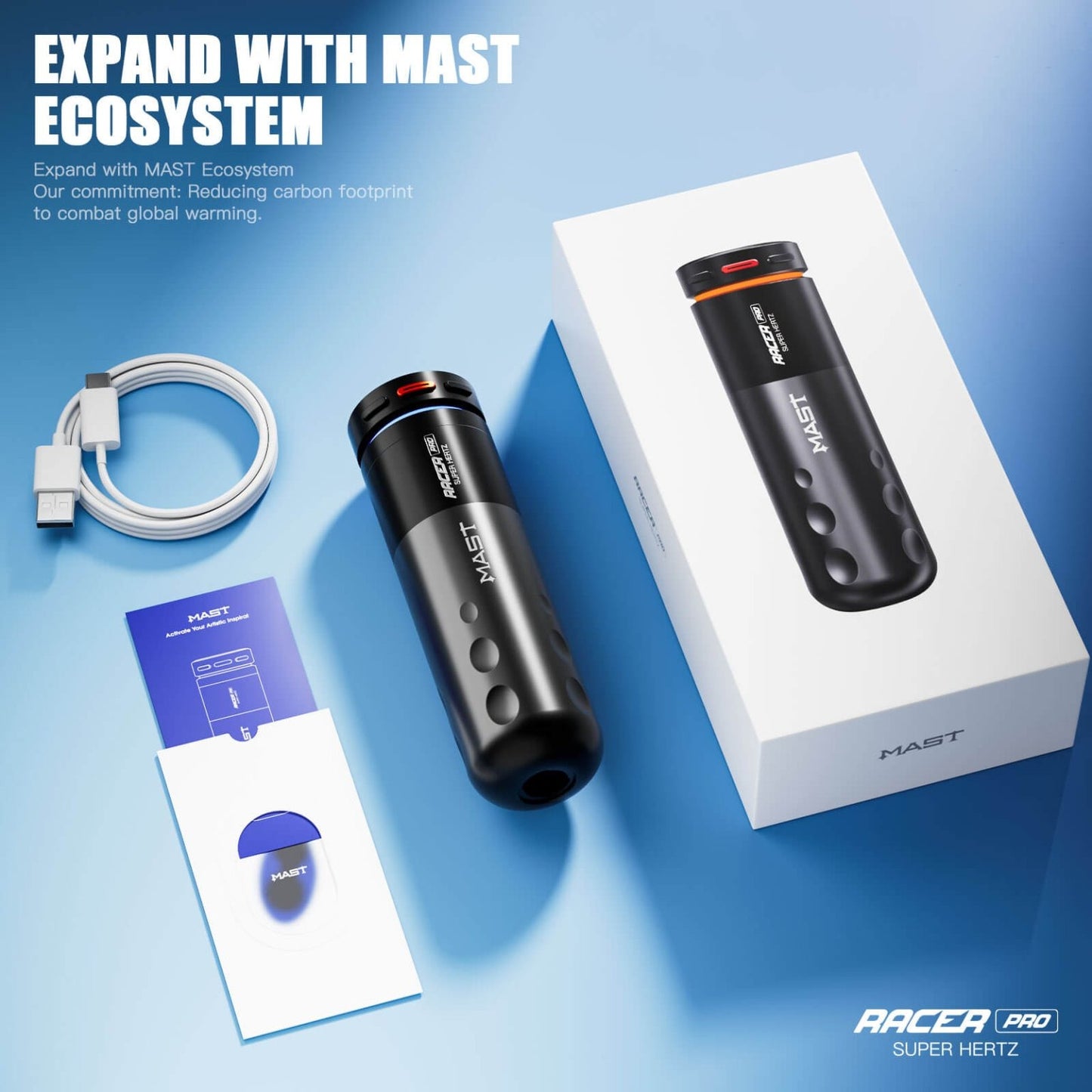 Dragonhawk Mast Racer Pro – Wireless Tattoo Pen Machine | 4.2mm Stroke Length - Free Shipping