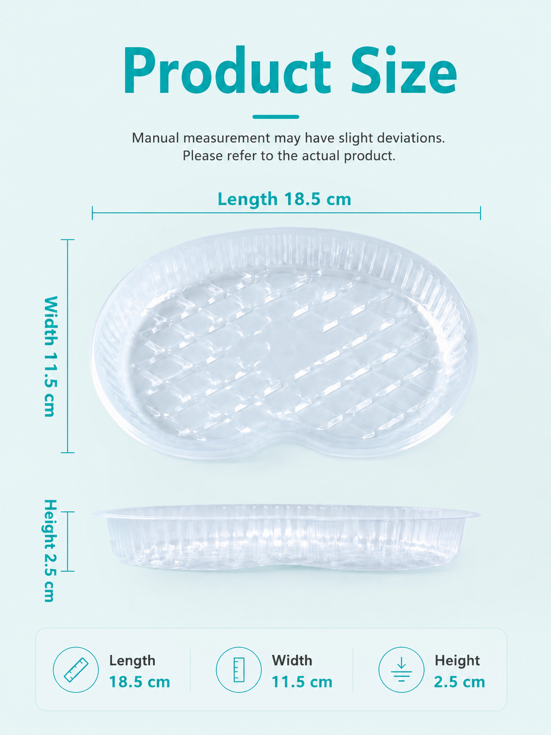 Disposable PMU Tray – Individually Wrapped Hygienic Kidney-Shaped Tray for PMU, Tattoo & Beauty Procedures