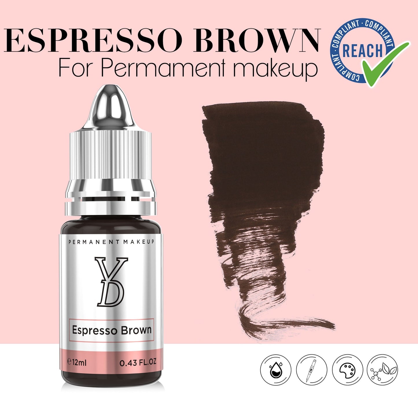 Espresso Brown – Powder Hybrid Liquid PMU Pigment