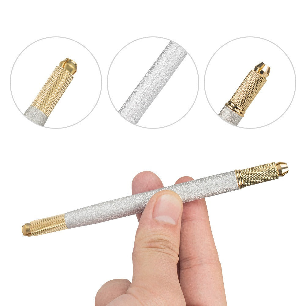Embossed Double-Ended Manual Microblading Pen – Blade Holder