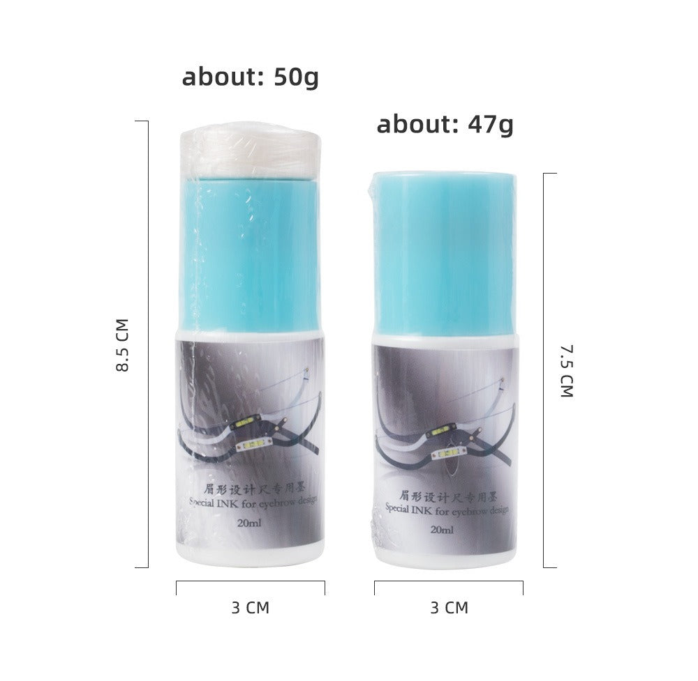 Eyebrow Mapping String Ink | PMU Brow Mapping Line Dye | Horizontal Level Ruler Coloring Ink