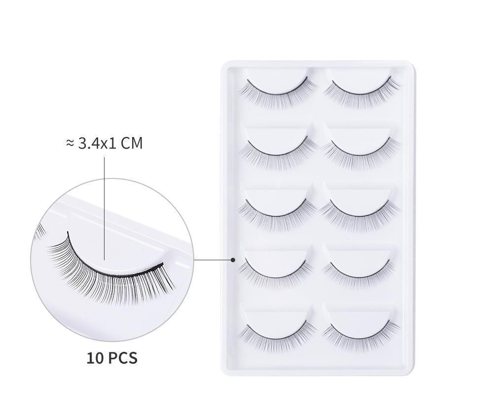 Eyelash Practice Set (5 Pairs) – Perfect for PMU and Makeup Training
