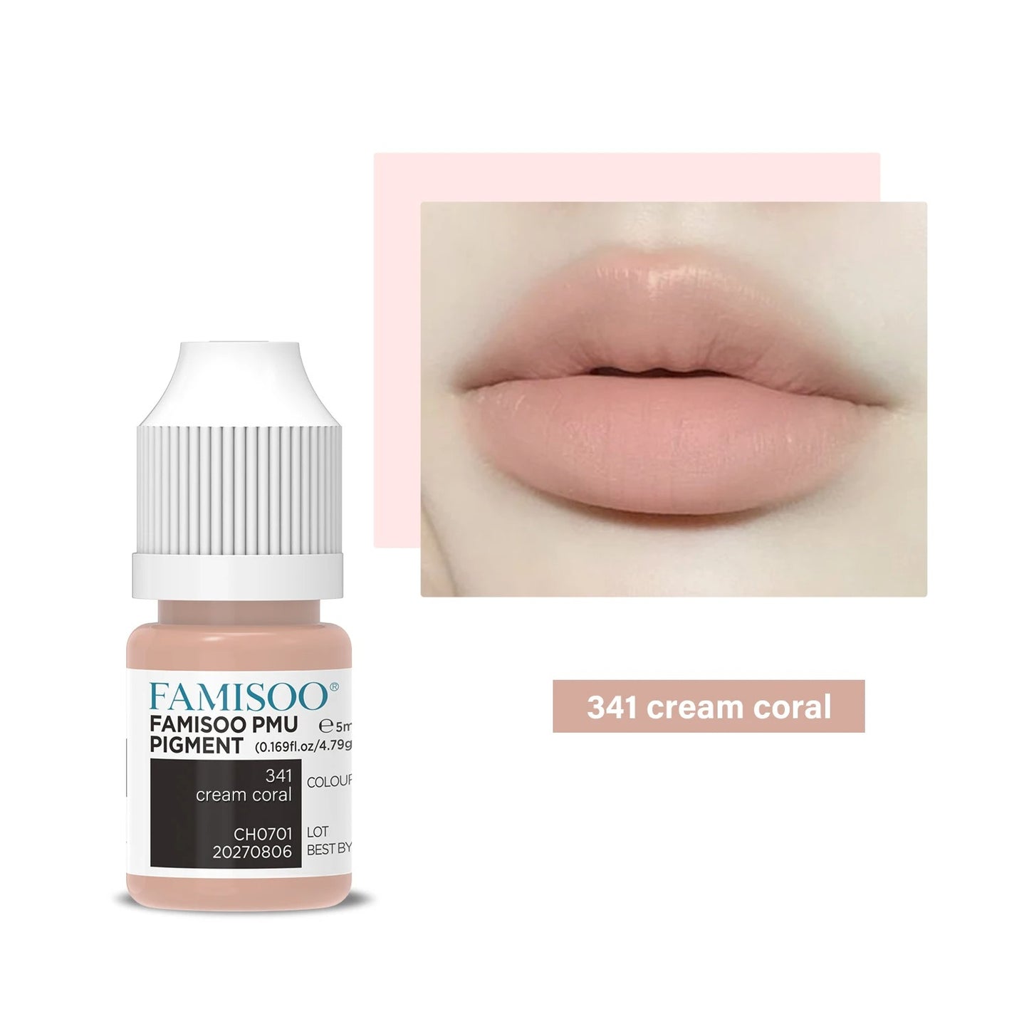 FAMISOO 5ML Nude Color PMU Pigment