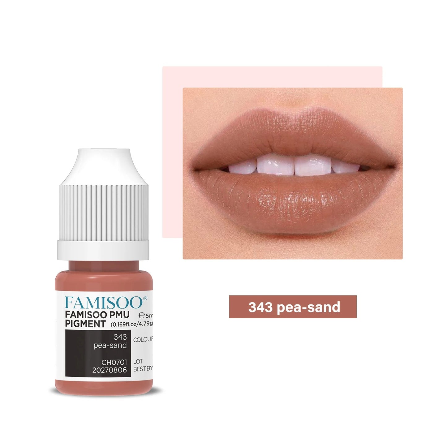 FAMISOO 5ML Nude Color PMU Pigment