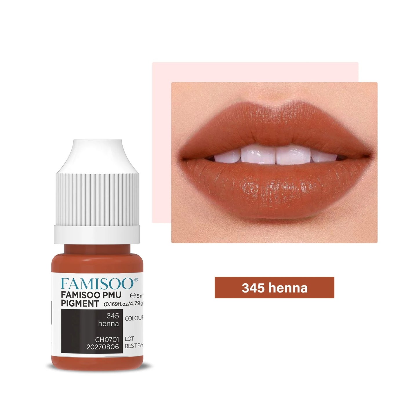 FAMISOO 5ML Nude Color PMU Pigment