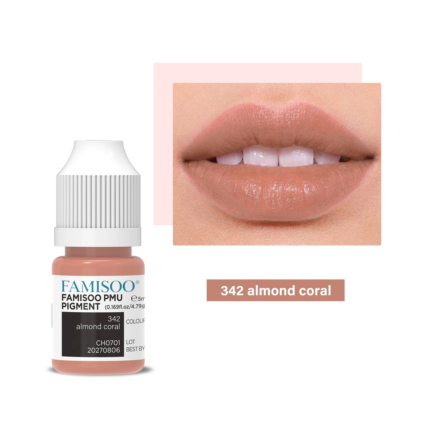 FAMISOO 5ML Nude Color PMU Pigment