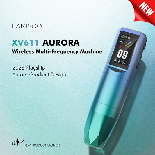 FAMISOO XV611 AURORA Wireless Multi-Frequency PMU Machine – 4 Smart Modes, 3.5mm Stroke