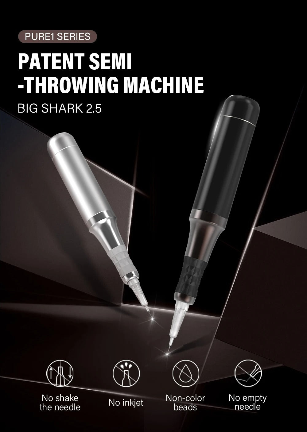 🦈 FAMISOO BIG SHARK 2.5 – PURE1 Series Traditional Needle PMU Machine