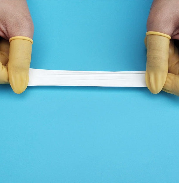 Disposable Latex Finger Cots – Powder-Free & Anti-Static Protection