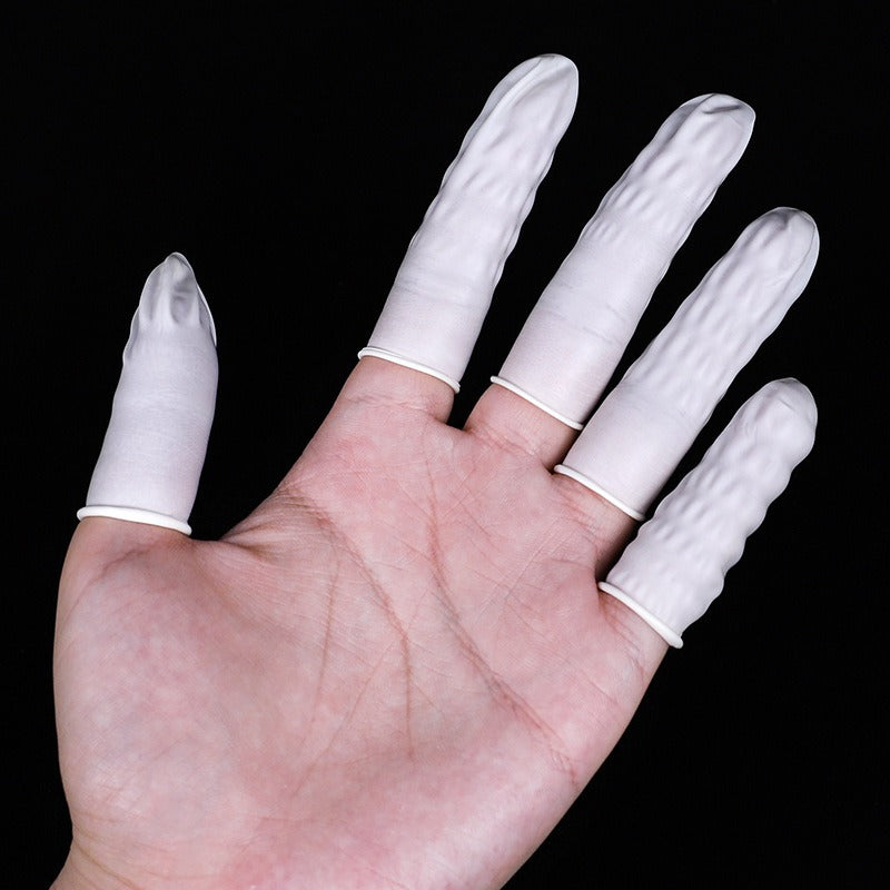 Disposable Latex Finger Cots – Powder-Free & Anti-Static Protection