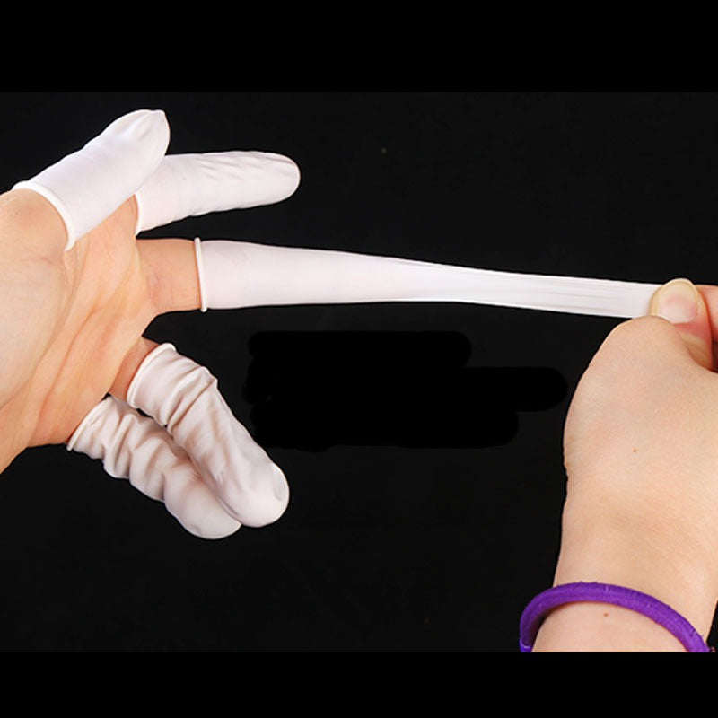 Disposable Latex Finger Cots – Powder-Free & Anti-Static Protection