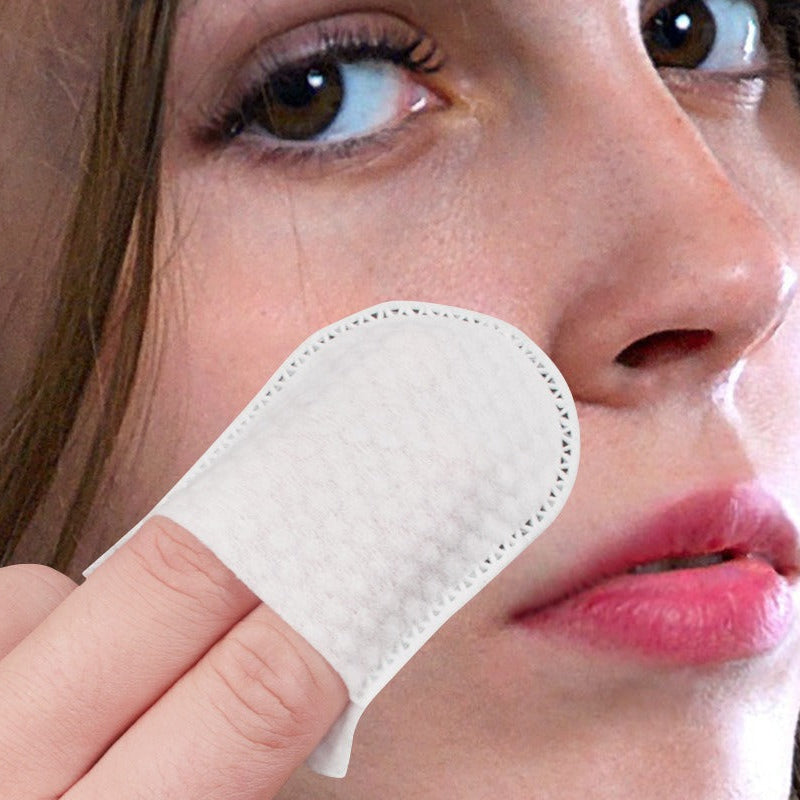 Finger Pouch Makeup Remover Cotton Pads – 120 pcs Pack