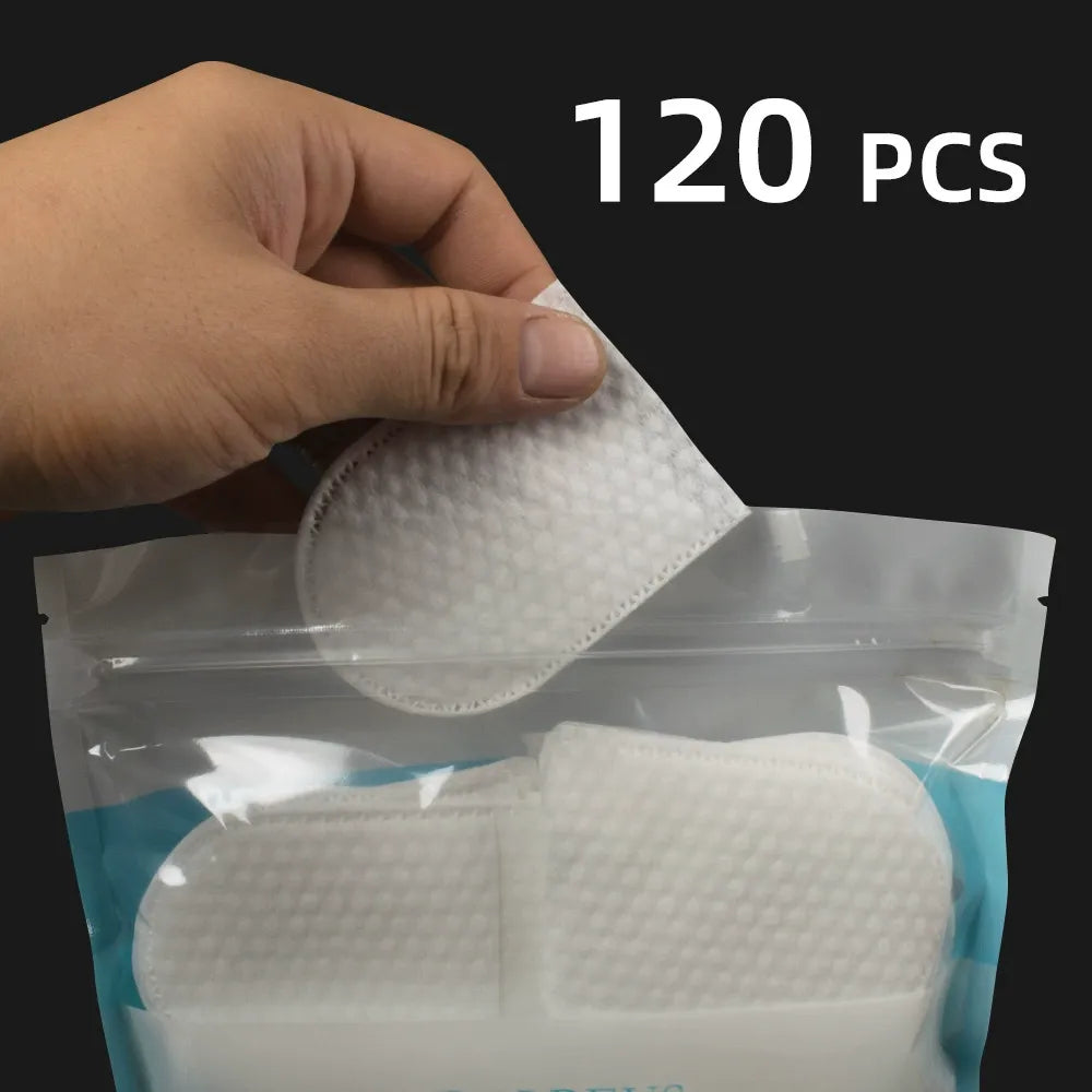 Finger Pouch Makeup Remover Cotton Pads – 120 pcs Pack