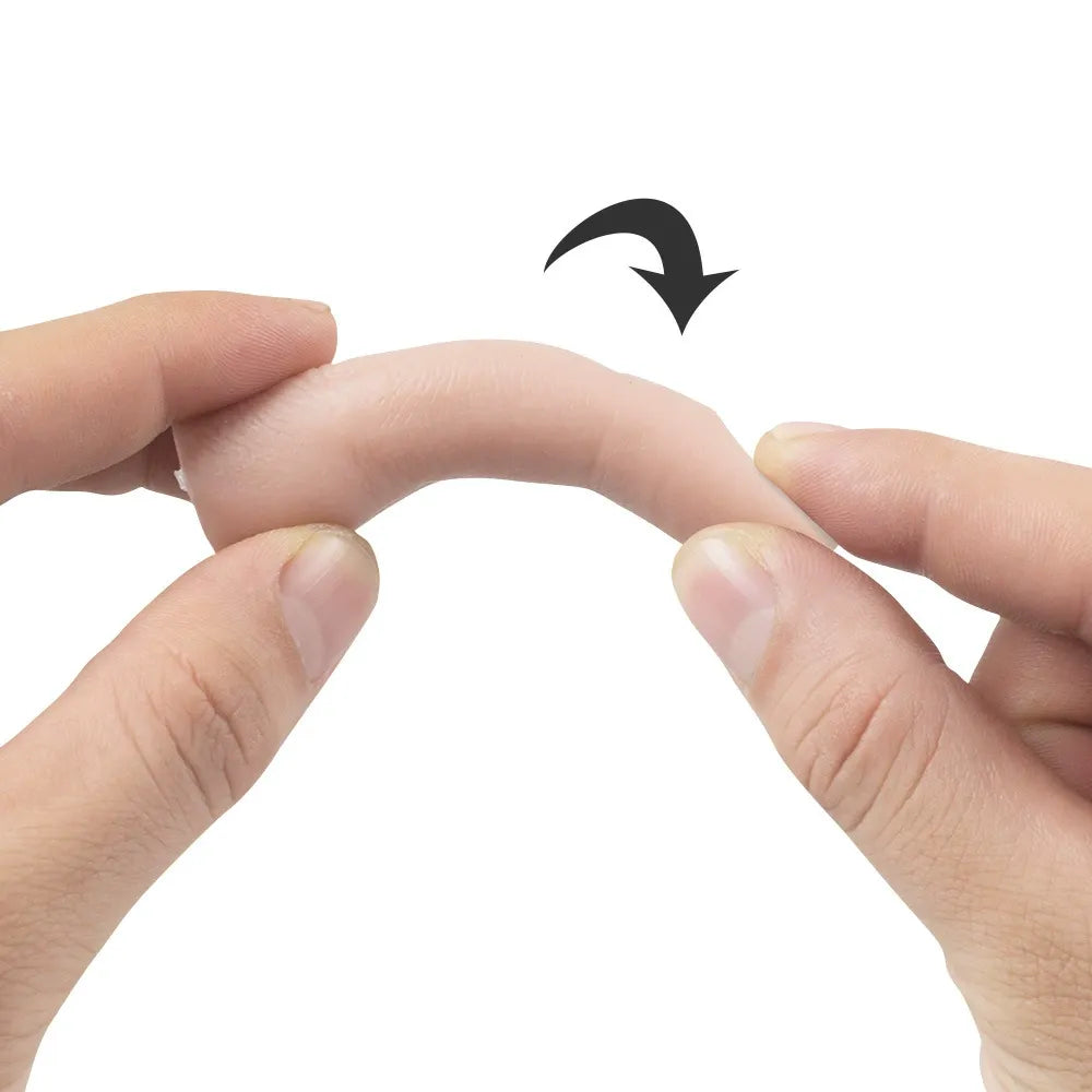 Flexible Silicone Nail Practice Finger – Bendable Manicure Training Finger Model