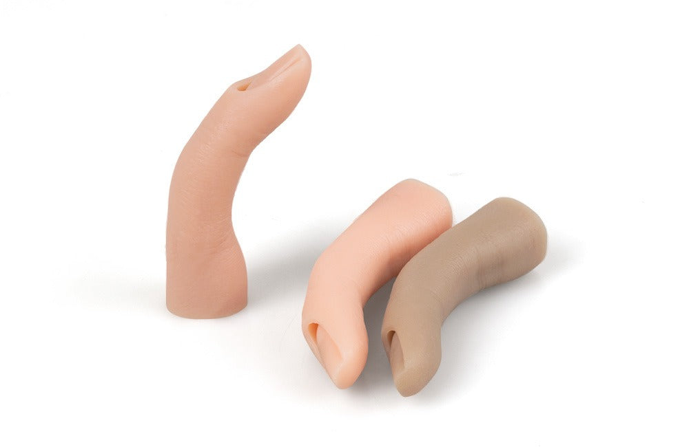Flexible Silicone Nail Practice Finger – Bendable Manicure Training Finger Model
