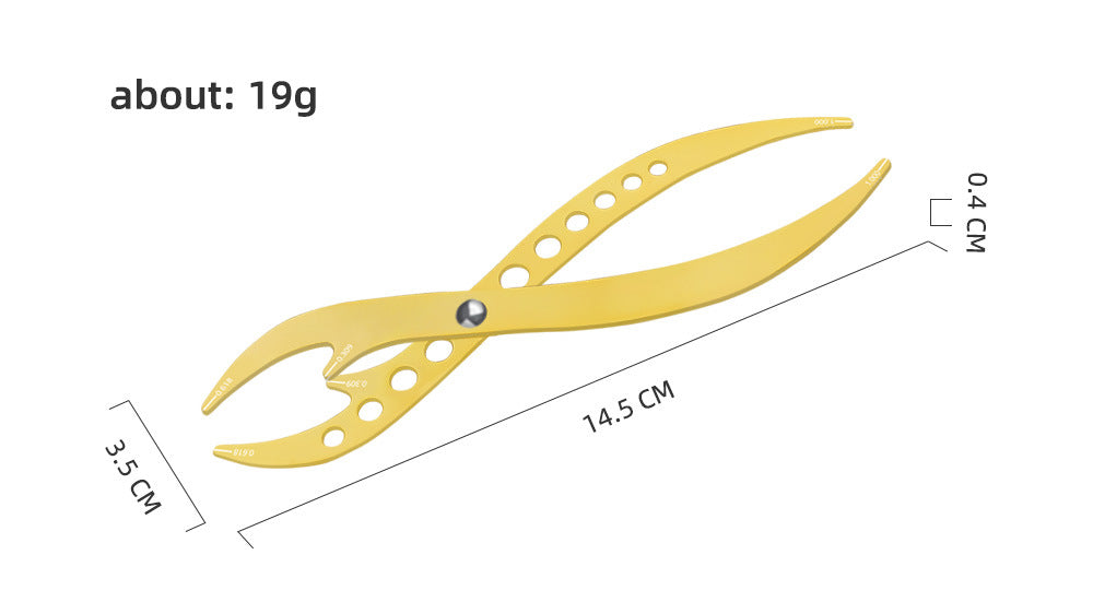 Golden Ratio Eyebrow Divider 2.0 – Measurement Tool for PMU and Brow Design