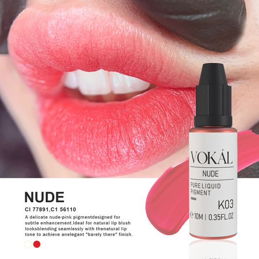 VOKÁL™ K03 NUDE – Water-Based Lip Pigment (10ml)