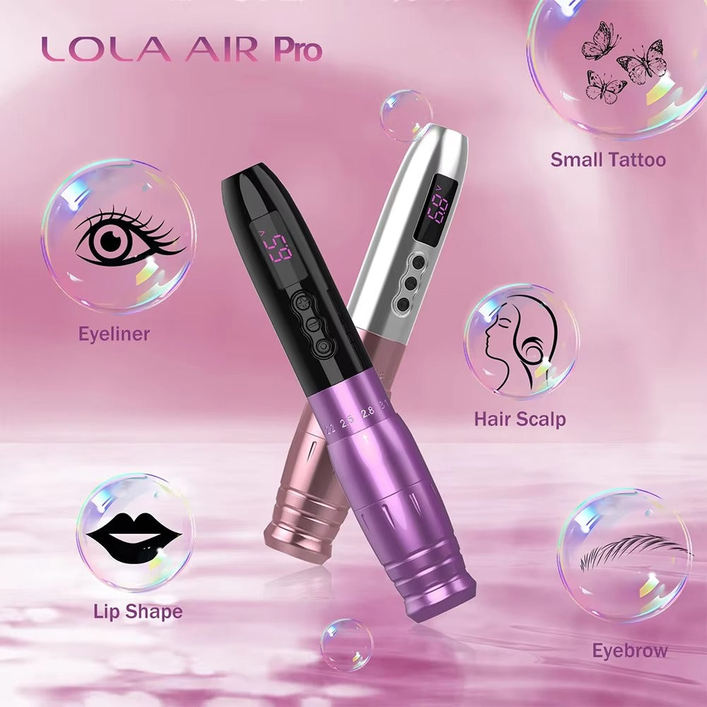 💜 POPU LOLA AIR Pro Wireless Permanent Makeup Pen Machine - Free Shipping