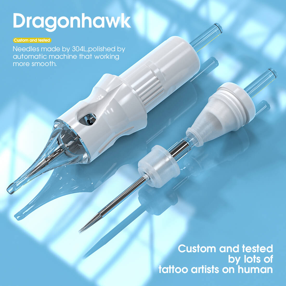 DragonhawkLabs Cartridges Needles – Box of 50