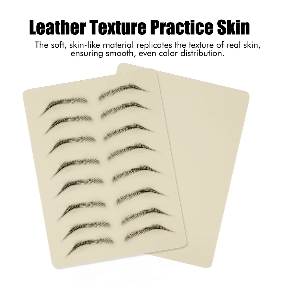 Leather Texture Practice Skin for PMU (Permanent Makeup) Training