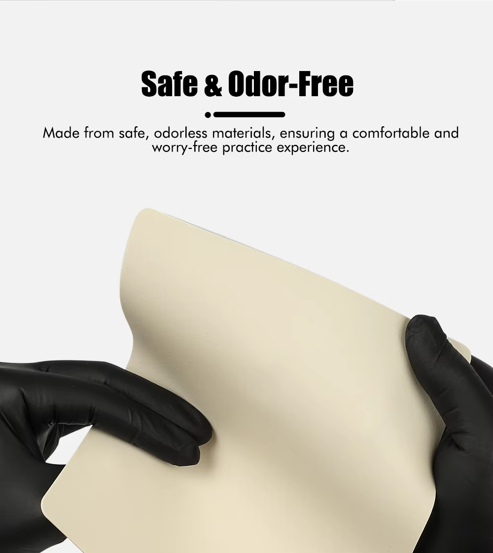 Leather Texture Practice Skin for PMU (Permanent Makeup) Training