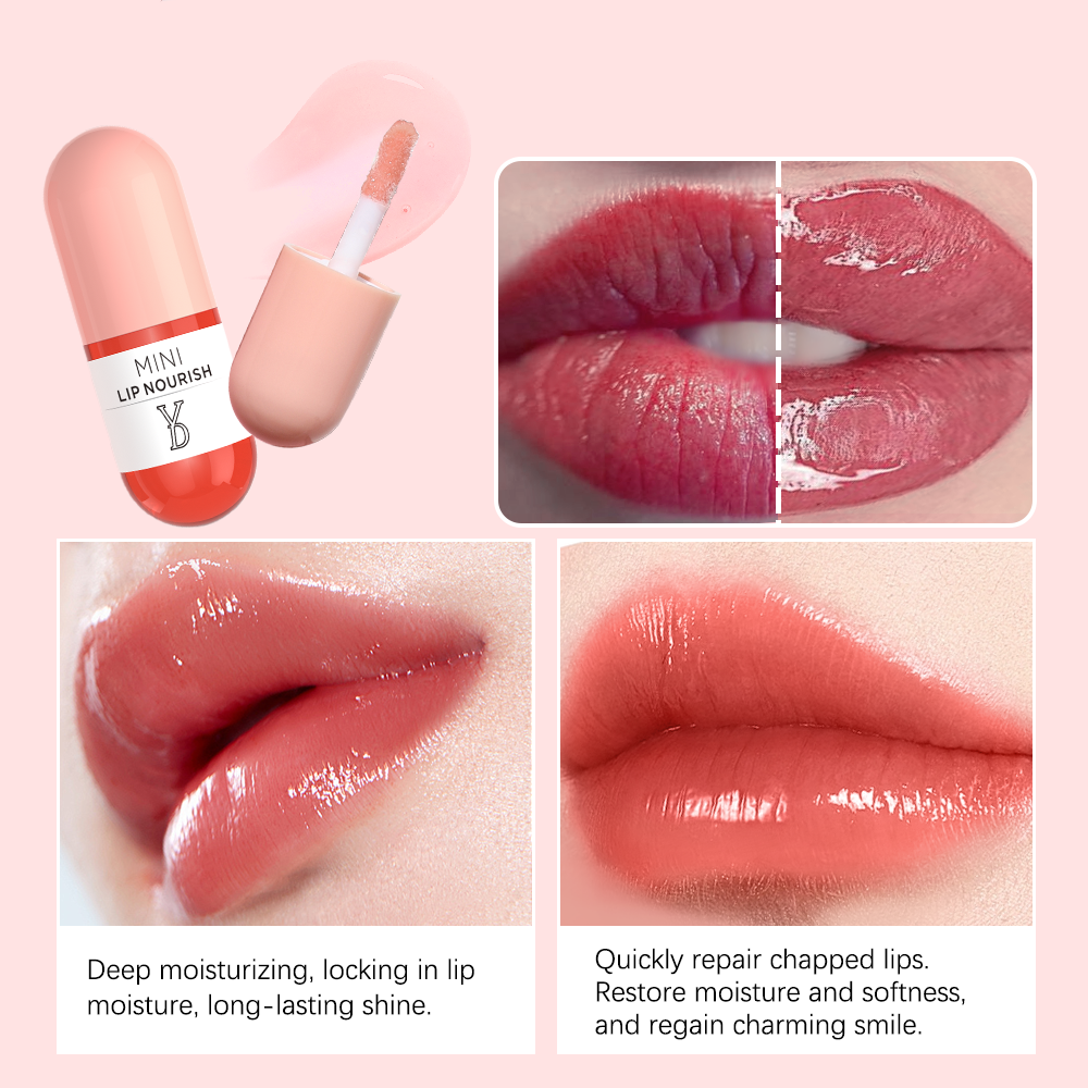 Lip Nourish Aftercare Gloss – Essential Care for Post-Lip Tattoo Healing & Daily Hydration - 10PCS