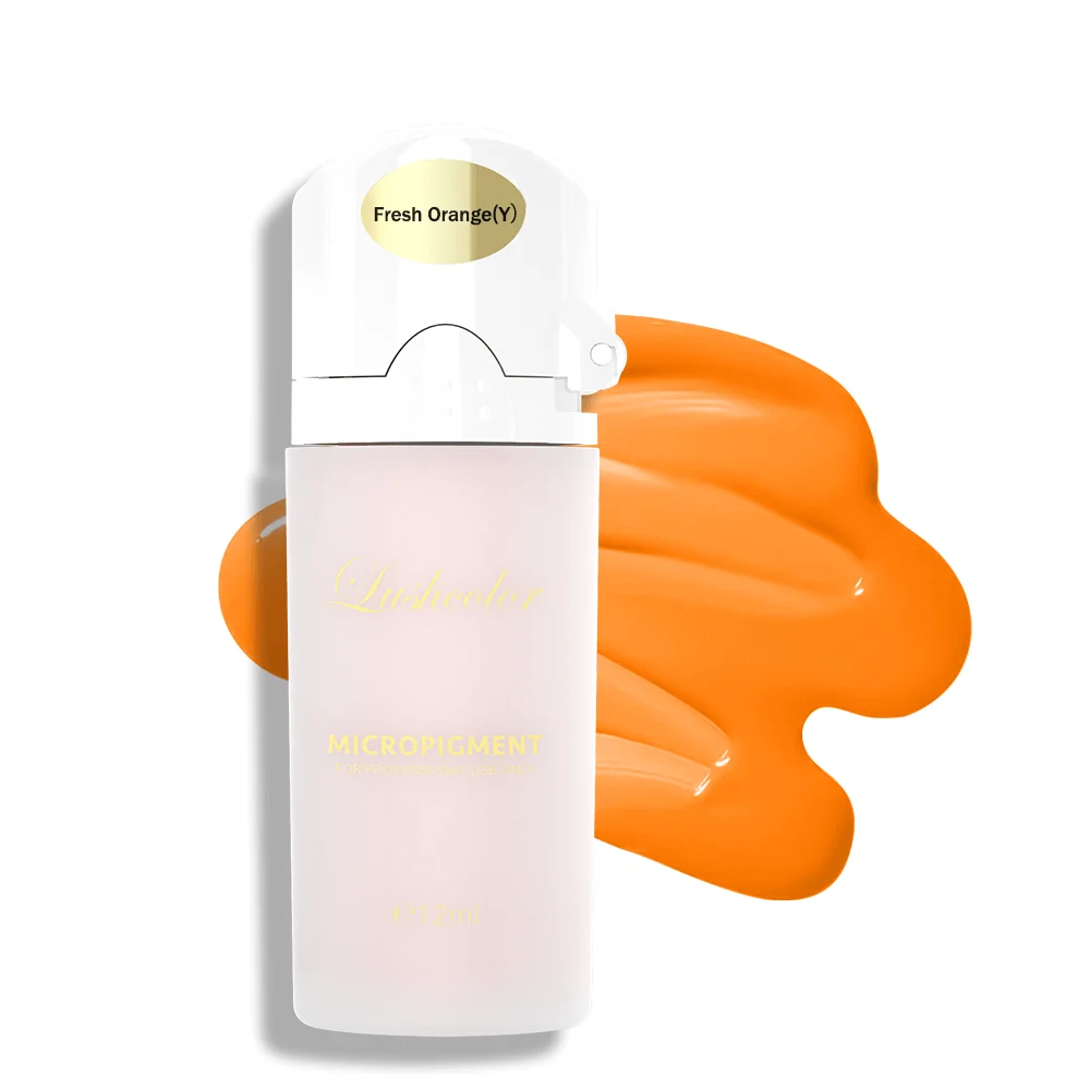 Lushcolor Fresh Orange (Y) – Warm Orange Lip Brightener PMU Pigment | 12ml