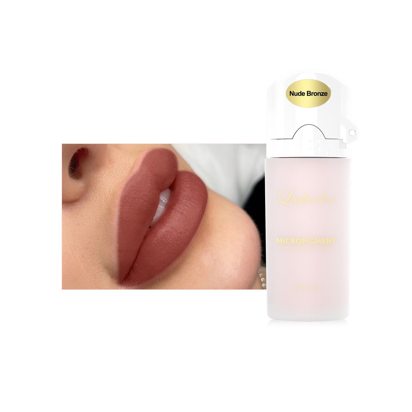 Lushcolor Nude Bronze (C5) – Warm Nude Bronze PMU Pigment | Natural Lip & Areola Enhancement Color