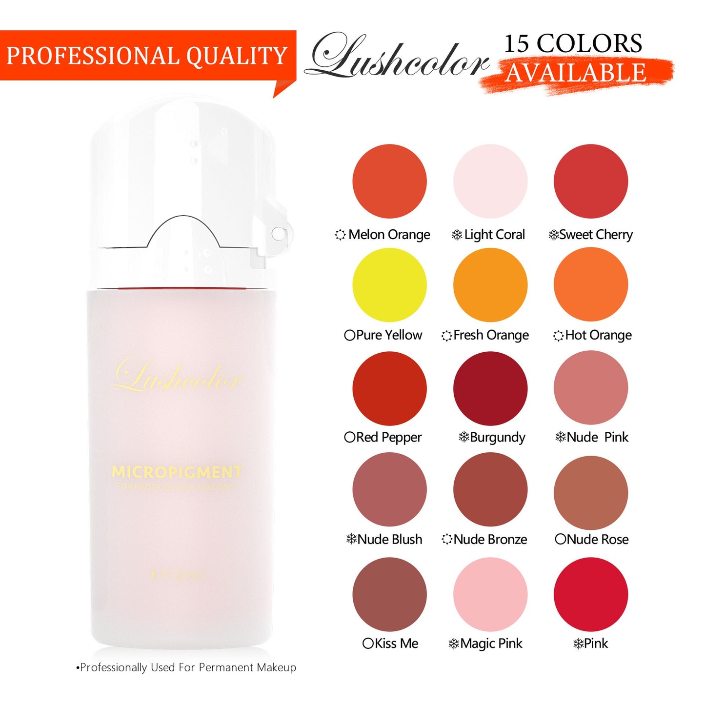 Lushcolor Top Micro Pigments 12 ml/Flasche