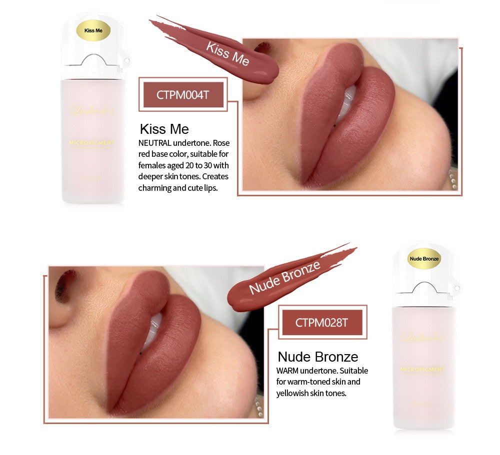 Lushcolor Red Pepper (Y) – Vibrant Warm Red Lip Blush PMU Pigment | 12ml