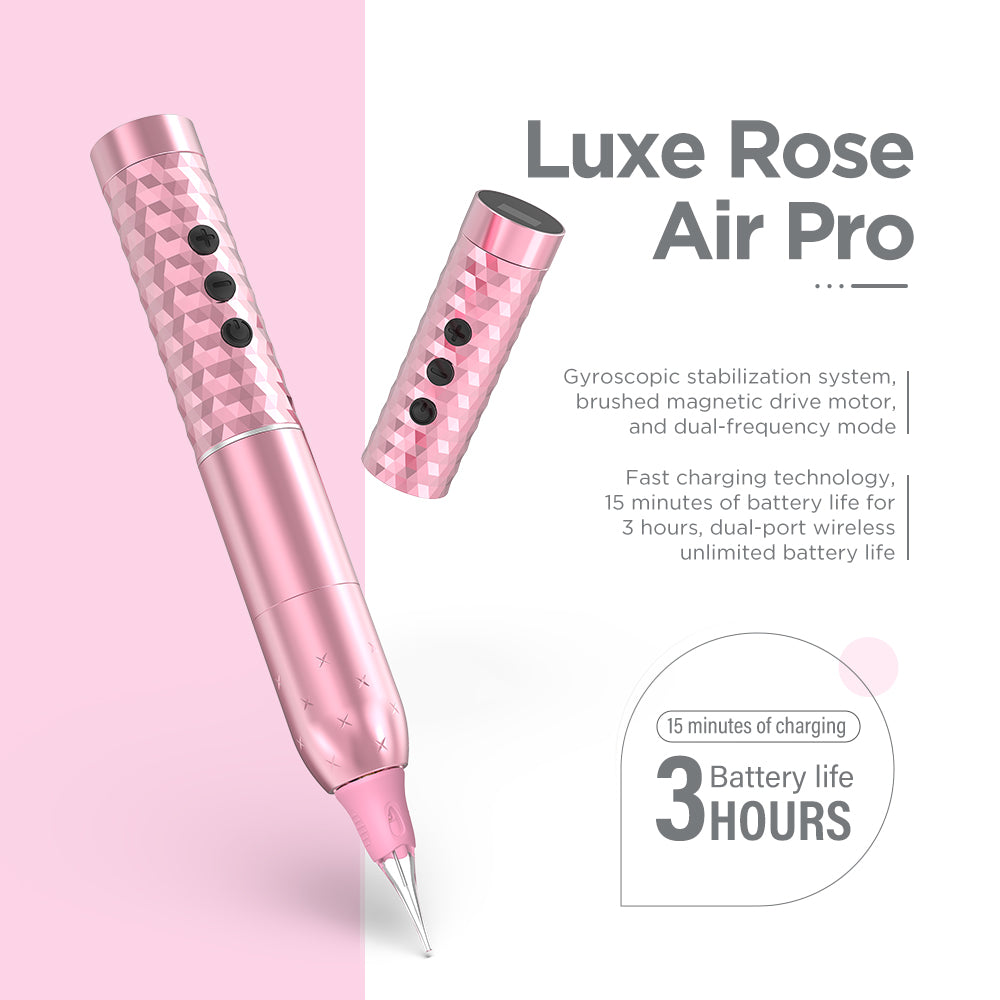 Luxe Rose Air Pro – Wireless PMU Machine