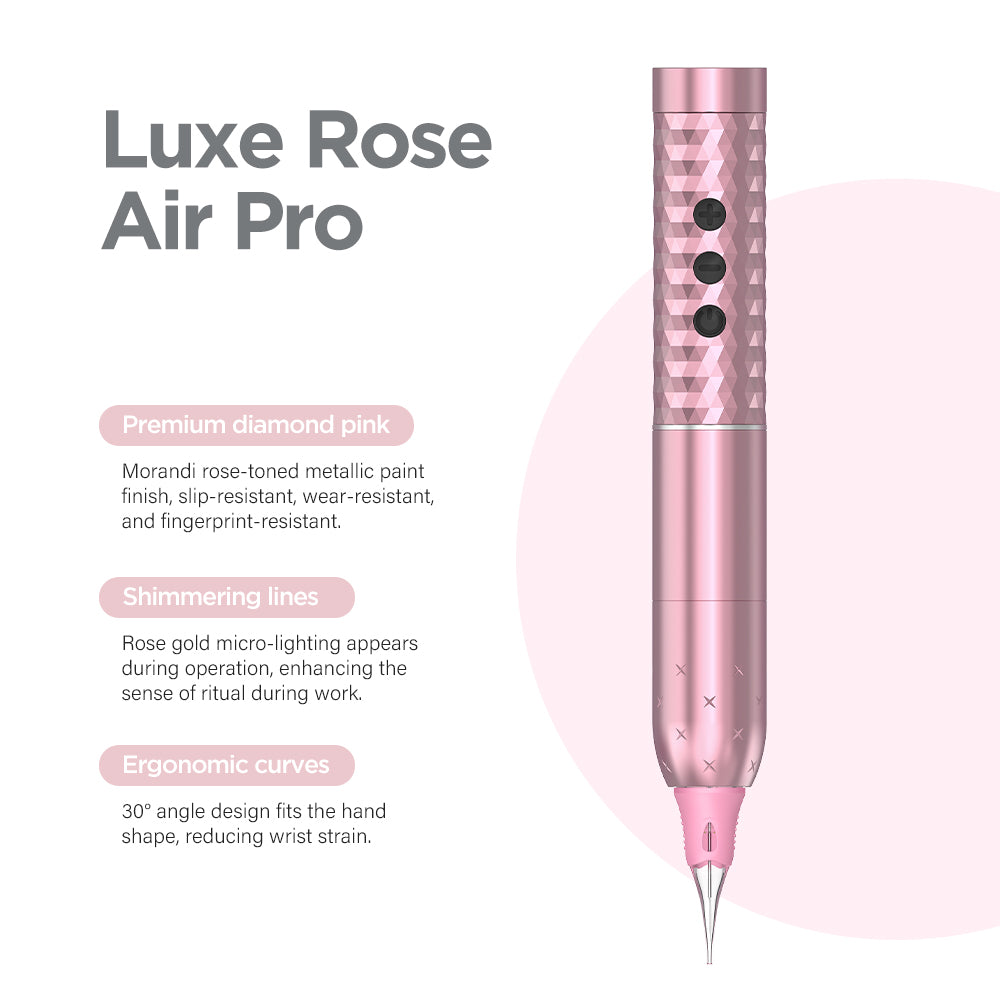 Luxe Rose Air Pro – Wireless PMU Machine