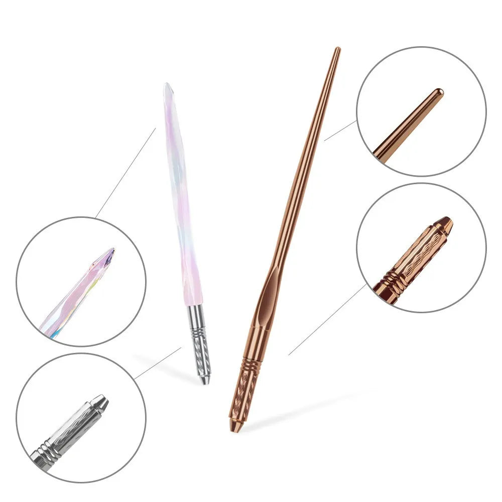 Luxury Manual PMU Pen – Microblading Needle & Shading Blade Holder