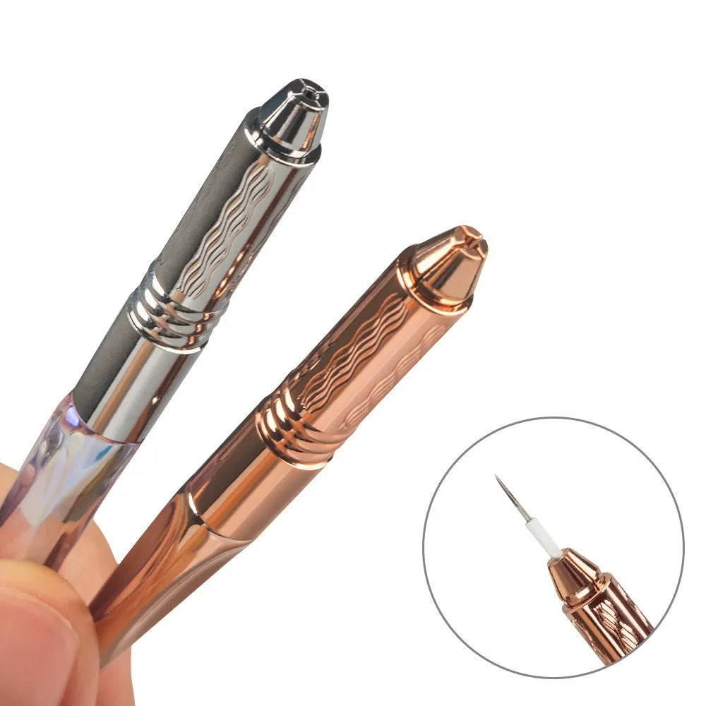 Luxury Manual PMU Pen – Microblading Needle & Shading Blade Holder