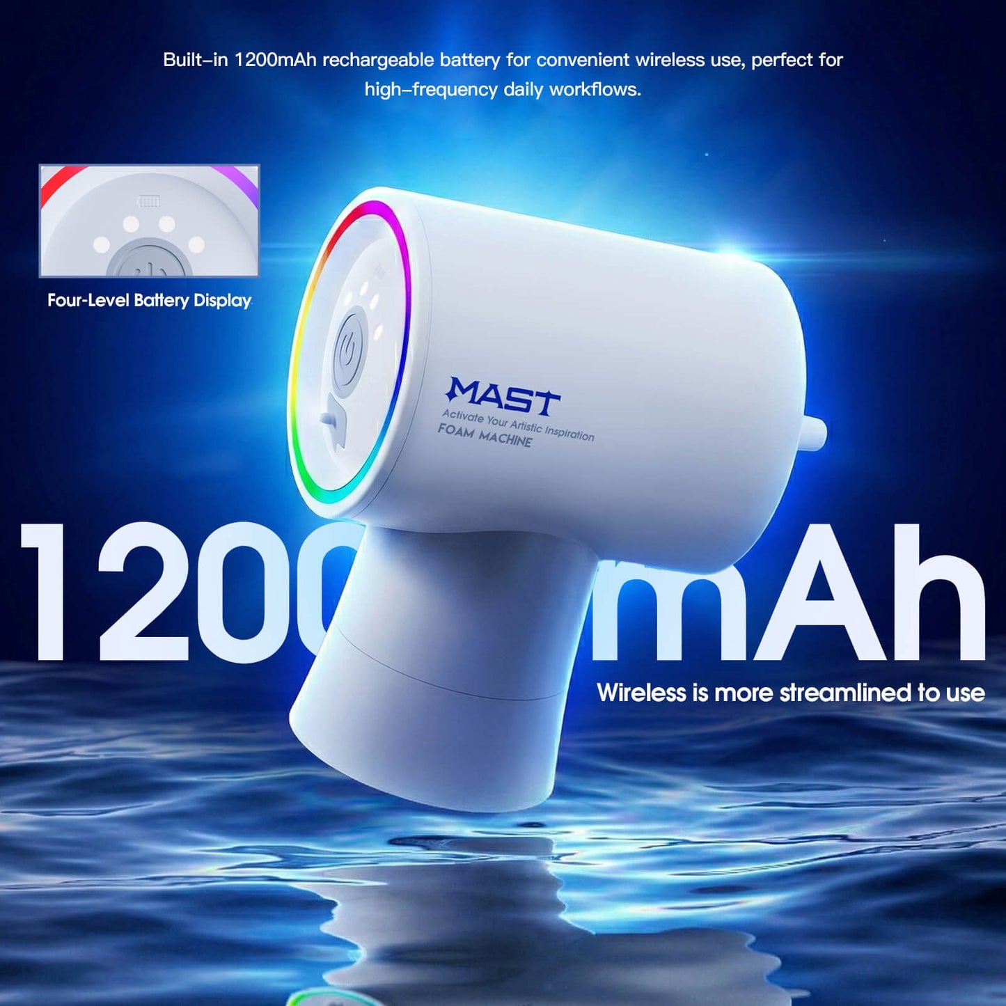 MAST Foam Machine – Professional Cleaning & Sanitation Tool for PMU