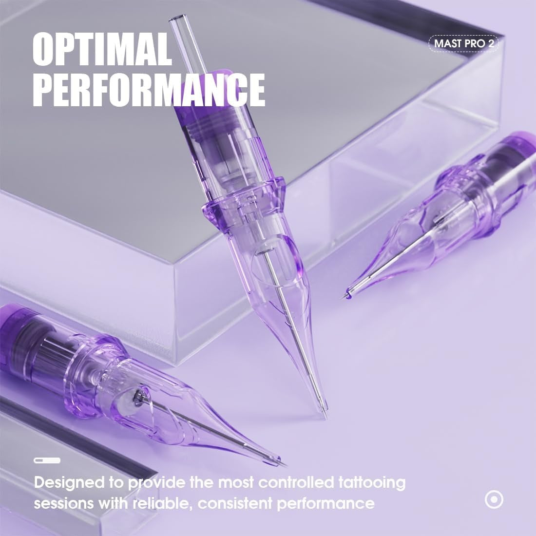 MAST Pro 2 Textured Tattoo Needle Cartridges | Premium Textured Pin Cartridge Needles for Better Ink Flow & Consistent Tattoo Performance