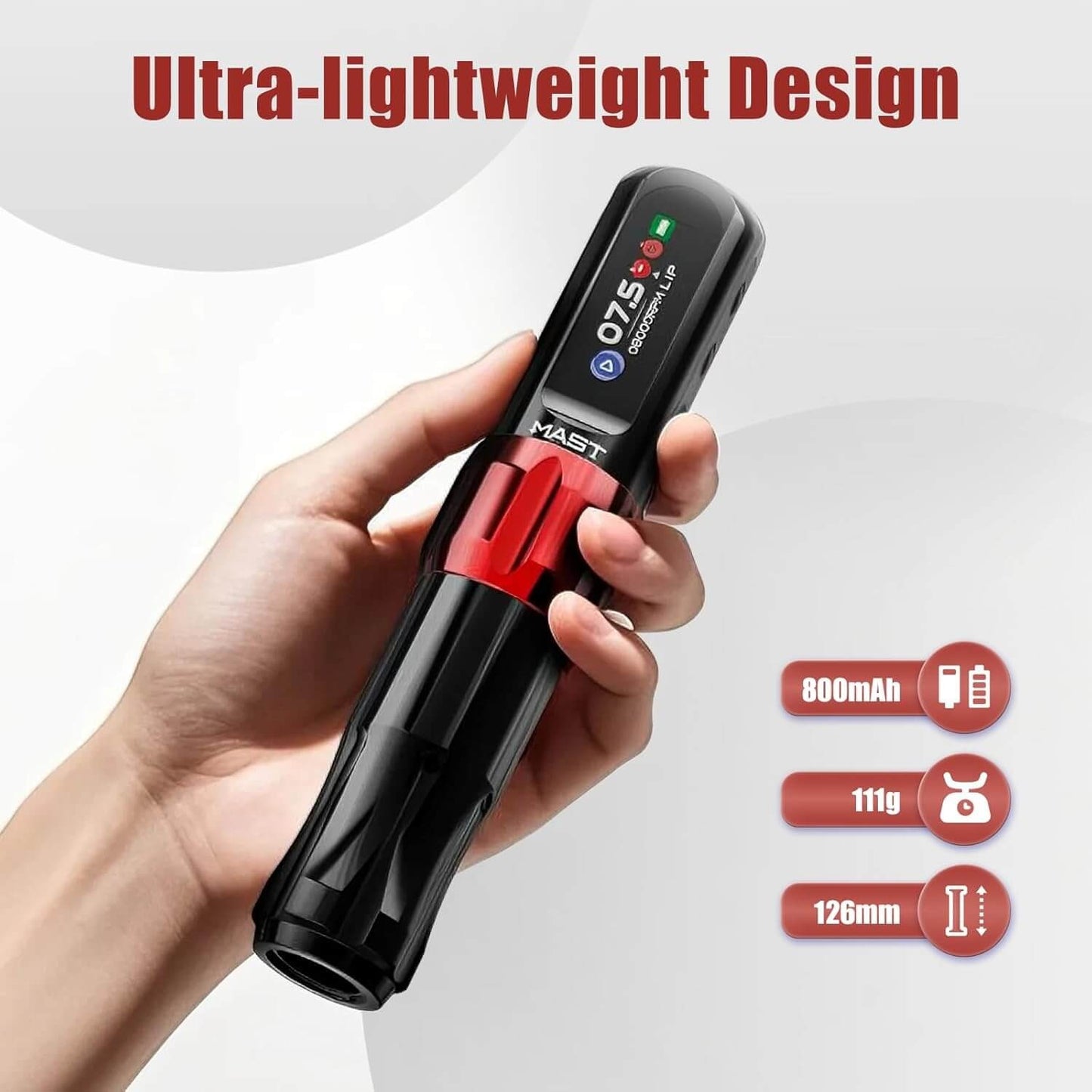MAST Tour 2 Pro Wireless Tattoo Pen Machine | 3.5mm Stroke Lightweight PMU & Tattoo Machine