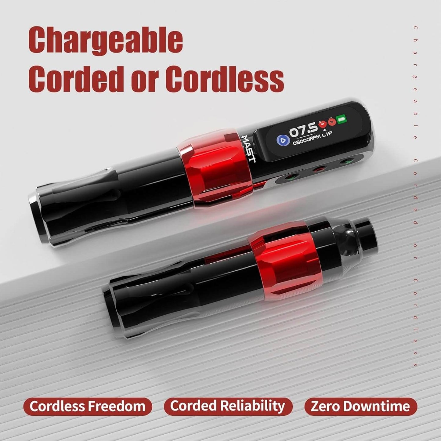 MAST Tour 2 Pro Wireless Tattoo Pen Machine | 3.5mm Stroke Lightweight PMU & Tattoo Machine